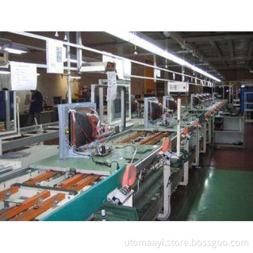 Full Automatic Tv Assembly Line Conveyor , Television Produ